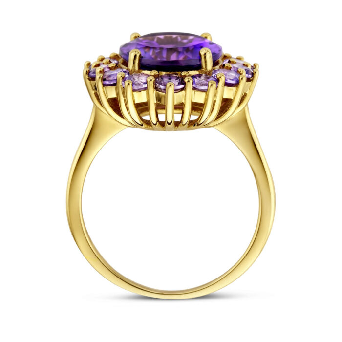 Ring amethist Rozet - Afbeelding 3